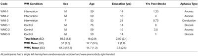 Cognitive Training to Enhance Aphasia Therapy (Co-TrEAT): A Feasibility Study